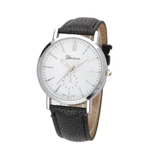 2017 Luxury Brand Quartz Watch Unisex Leather Band Vogue Wrist Watches Casual Fashion Men And Women Watch Clock relojes mujer