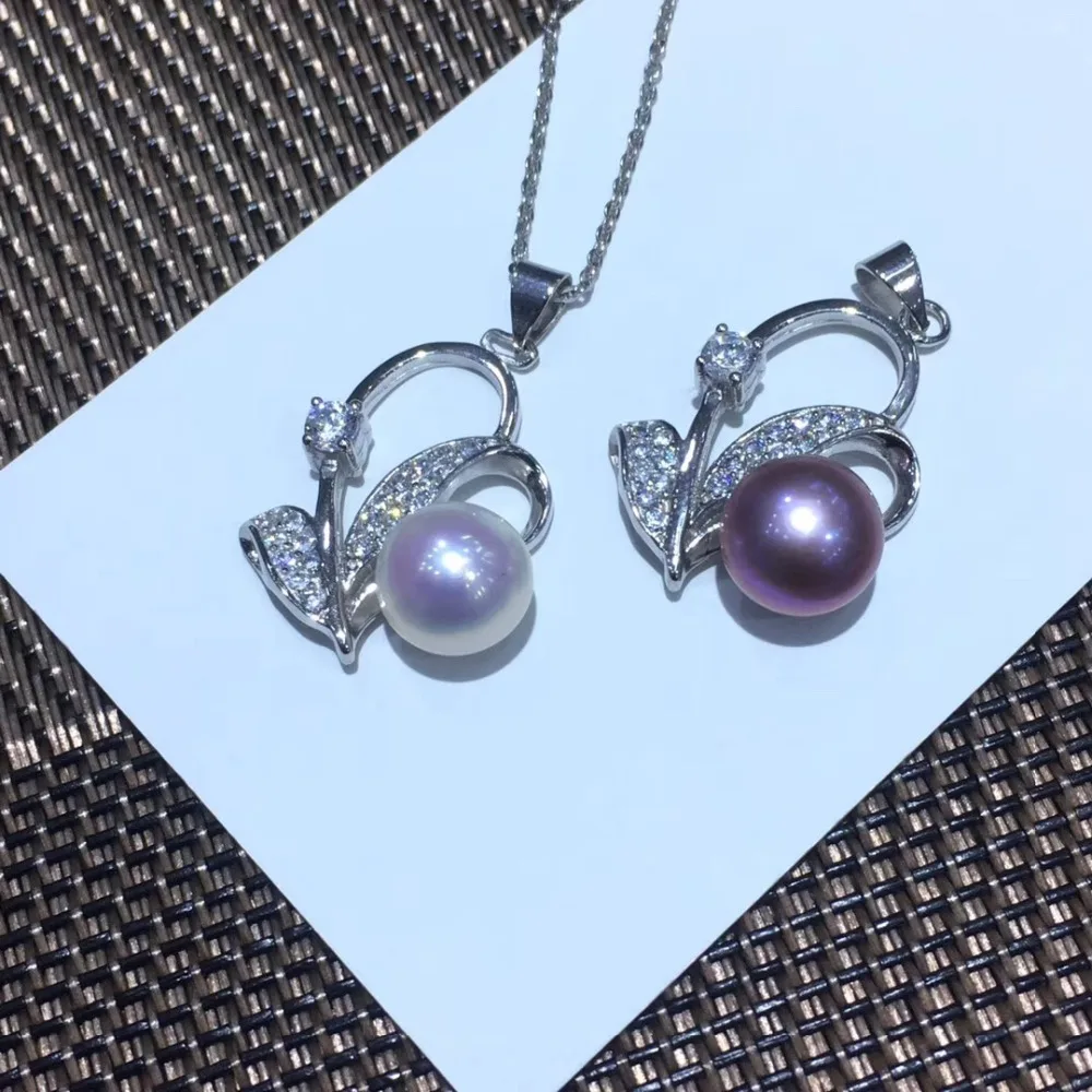 

Nice Quality Silver Pearl Pendant Component and Findings for Oyster Akoya Edison Pearl, Necklace Pendant Settings Mountings