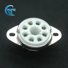 10*Ceramic K8A Silver plated 8-pin tube sockets base suitable Chassis Mount for6550,EL34,6L6,6CA7,KT88,KT66,6SN7,6V6 Etc