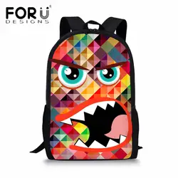 Forudesigns Newst Школьные ранцы для подростка Обувь для мальчиков ежедневно Bookbag Рюкзаки Смешные смайлики Уход за кожей лица печати Harajuku детская