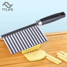 TTLIFE 1 шт. ножи для картофеля фри из нержавеющей стали картофеля Yam редис резак-слайсер полоски ломтерезка практичные кухонные инструменты