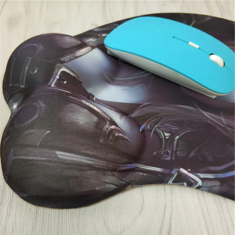 Сексуальный силиконовый 3D коврик для мыши с подставкой на запястье геймер Sylvanas