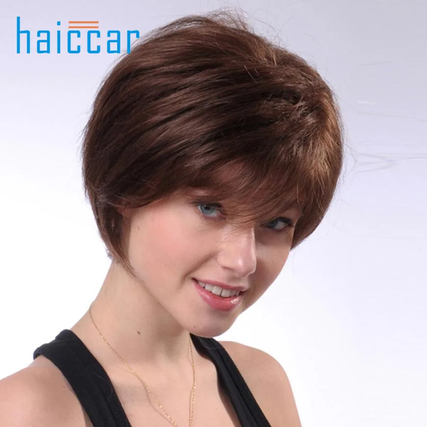 

Natural Short Wigs for Women Human Hair Wig Short Hair Wig Ju 29