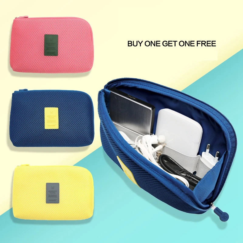 Travel Accessories Creative Shockproof Digital USB Headset Storage Charger Cable Earphone Makeup Organizer Women Accessories Bag