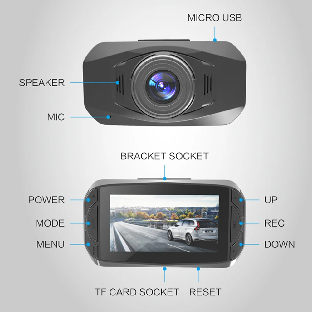 Eunavi Новый DVR Производитель Оригинальный Автомобильный Универсальный Wifi