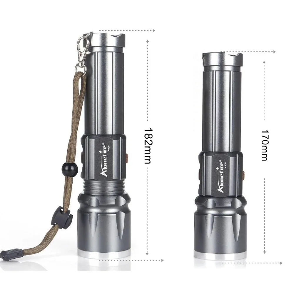 Фонарь AloneFire X900 linterna led cree xml T6 L2 lanterna тактический USB LED Zoom Camping 18650 аккумуляторная