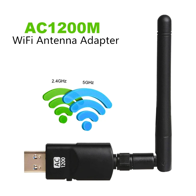 Сетевая антенна 1200 Мбит/с 2 4 ГГц 5 802.11ac/n/a/G|Сетевые карты| |