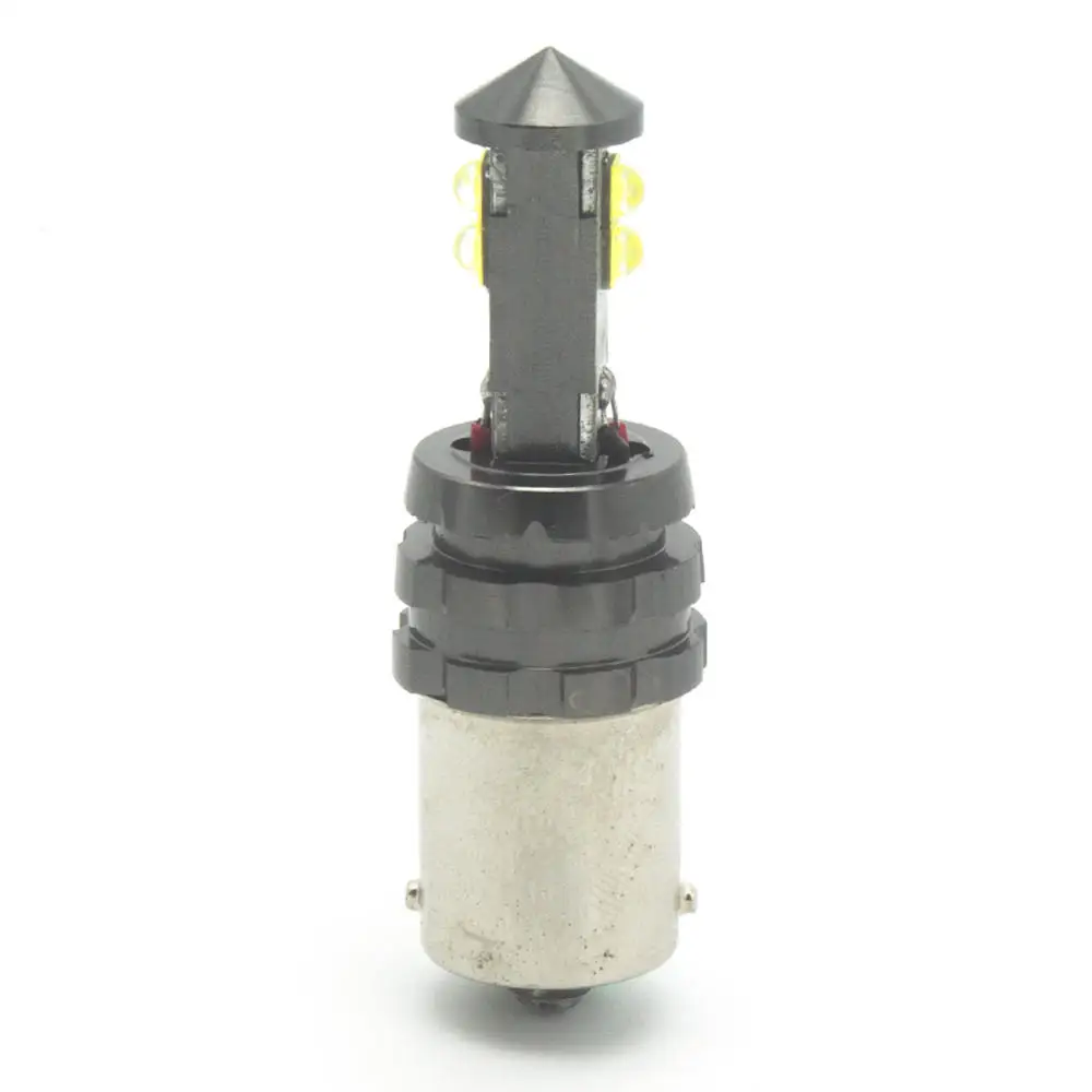 

1156 ba15s Super brighter Auto Car Tail Rear Backup Reversing light White Lights  4 XT-E LED Bulb lamp Black KingKong 12V