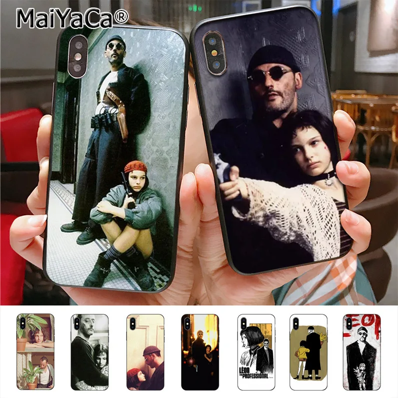 Leon и Matilda чехол для телефона с уникальным дизайном iphone 11 12 Pro X 8 7 6 6S Plus 5 5S SE cass