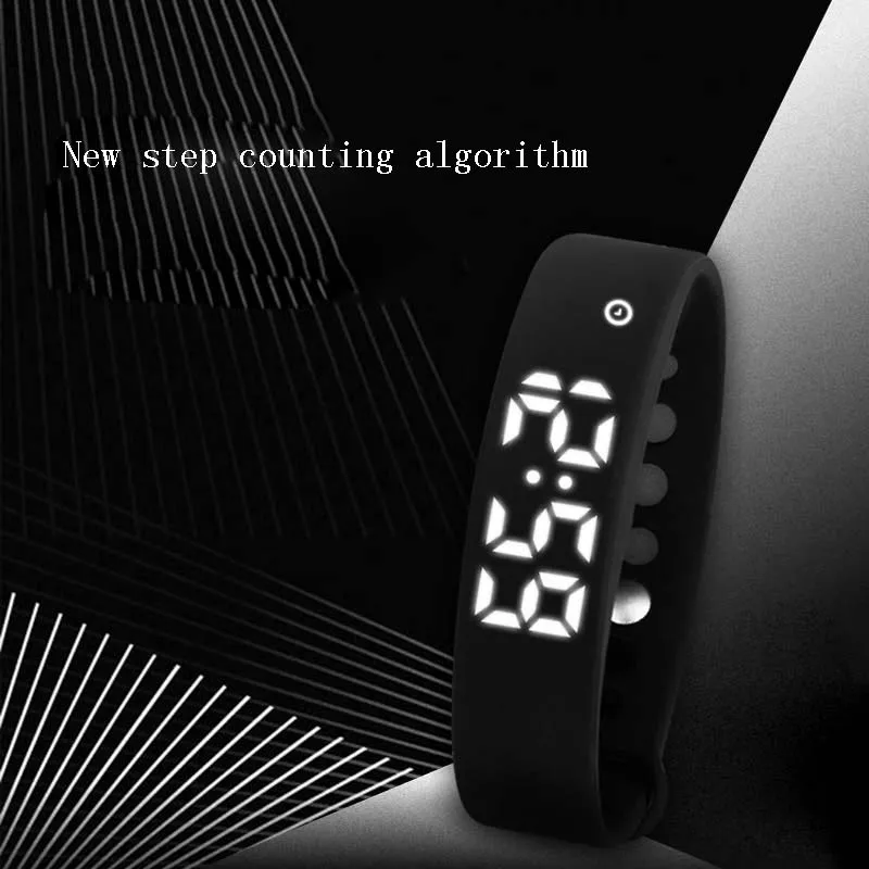 ZGO Kids Watches Boys Girls Waterproof Fitness Smart Watch Sport Children Watch LED Display Pedometer Smart Watch Men Women 661