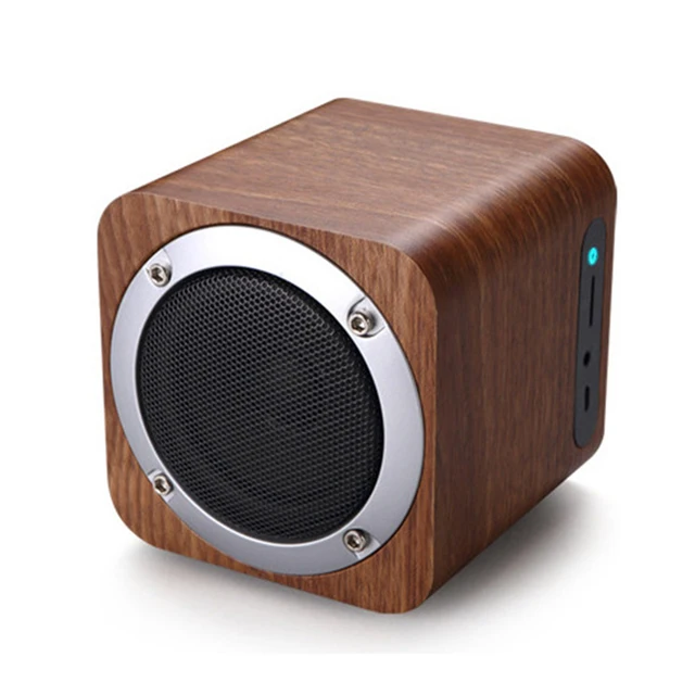 Real Wood Material Hifi Bluetooth Speaker Wireless 3D Stereo Subwoofer
