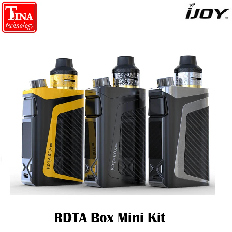 Prix pour 100% D'origine iJoy RDTA Boîte Mini Kit 100 W avec Haut-Po 2600 mAh batterie 6 ML e-réservoir de jus IBM-C2 Bobine BOÎTE MOD Vaporisateur Kit Prix pour 100% D'origine iJoy RDTA Boîte Mini Kit 100 W avec Haut-Po 2600 mAh batterie 6 ML e-réservoir de jus IBM-C2 Bobine BOÎTE MOD Vaporisateur Kit
