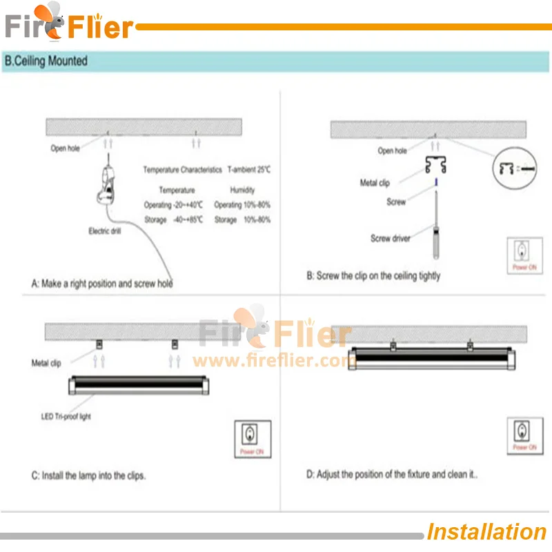 BATTEN LIGHT ceiling