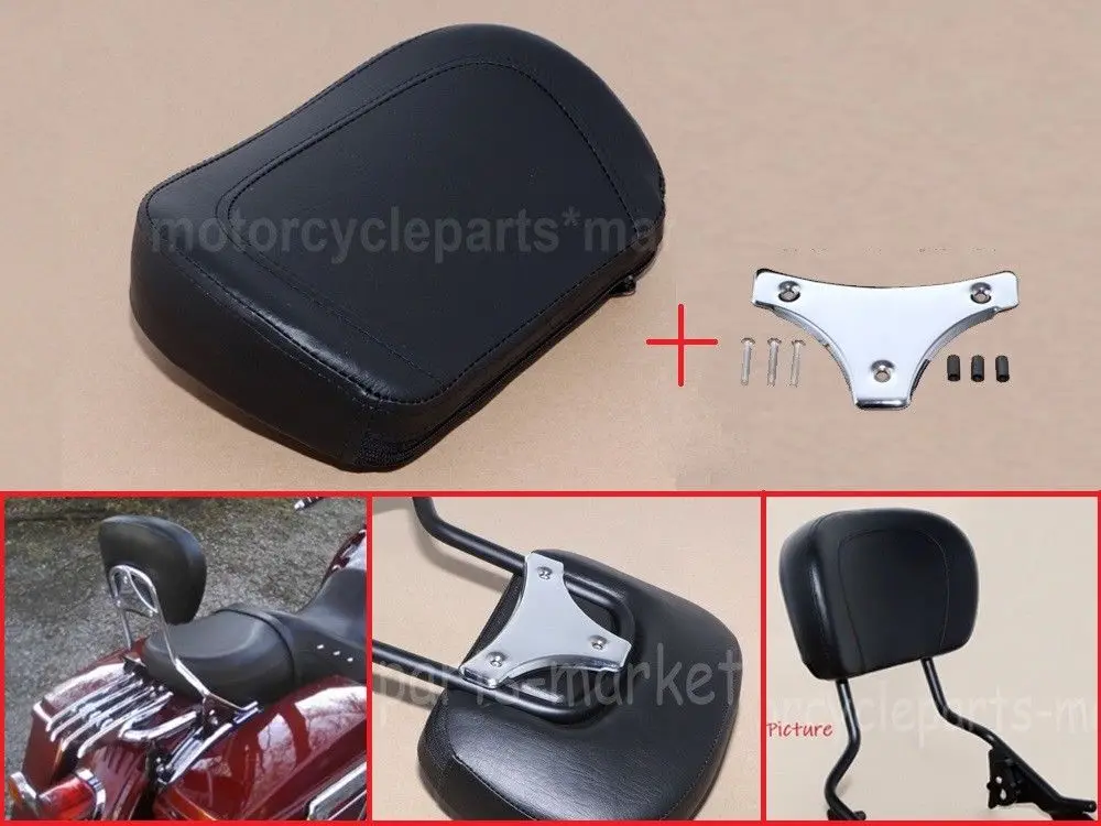 Мотоциклетная сидячая панель спинки с креплением для Harley Touring Road King Electra Glide FLHX FLHTCU