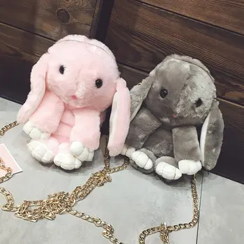 

Bag 2020 winter rabbit hair Daimeng dead rabbit single shoulder cute rabbit fur
