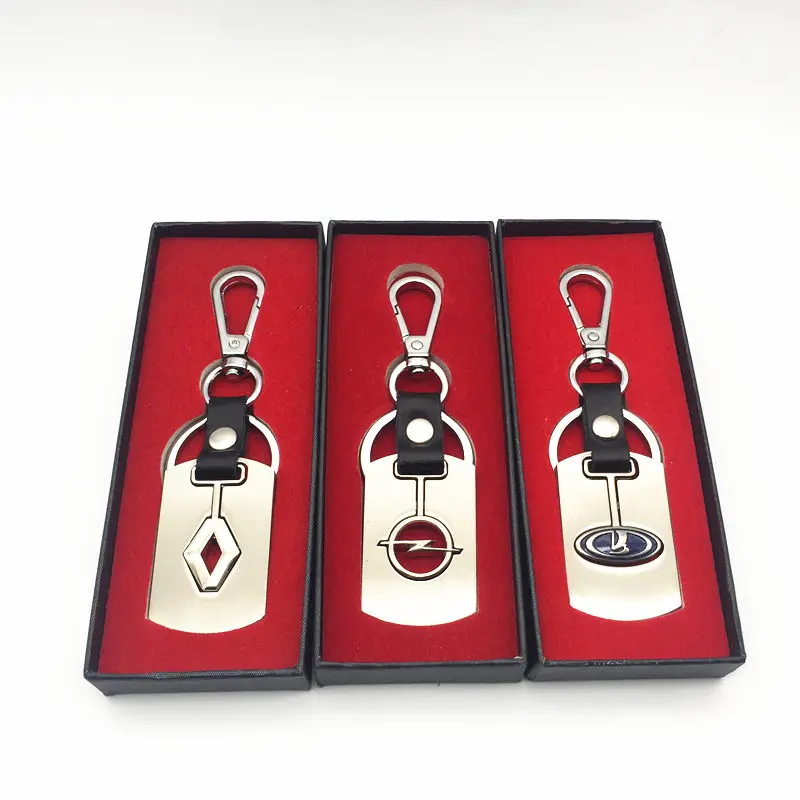 

3D Metal Car Key Ring Fashion Brand Auto Emblem Keychain For Renault opel lada Mercedes Benz BMW Toyota Honda hyundai VW Ford