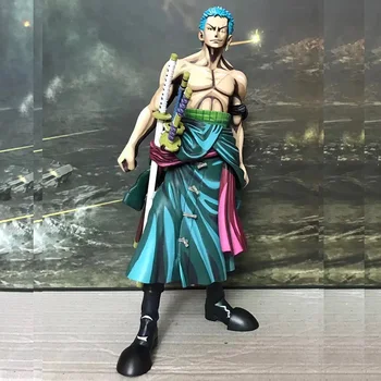 

25cm One Piece Pop Roronoa Zoro Manga PVC Action Figure The Straw Hat Pirates Anime Collection Toys Boxed Model Doll Gifts WX324