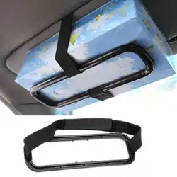 Универсальный автомобильный солнцезащитный козырек коробки для бумажных салфеток держатель Автоматическая спинка для сиденья Бумага