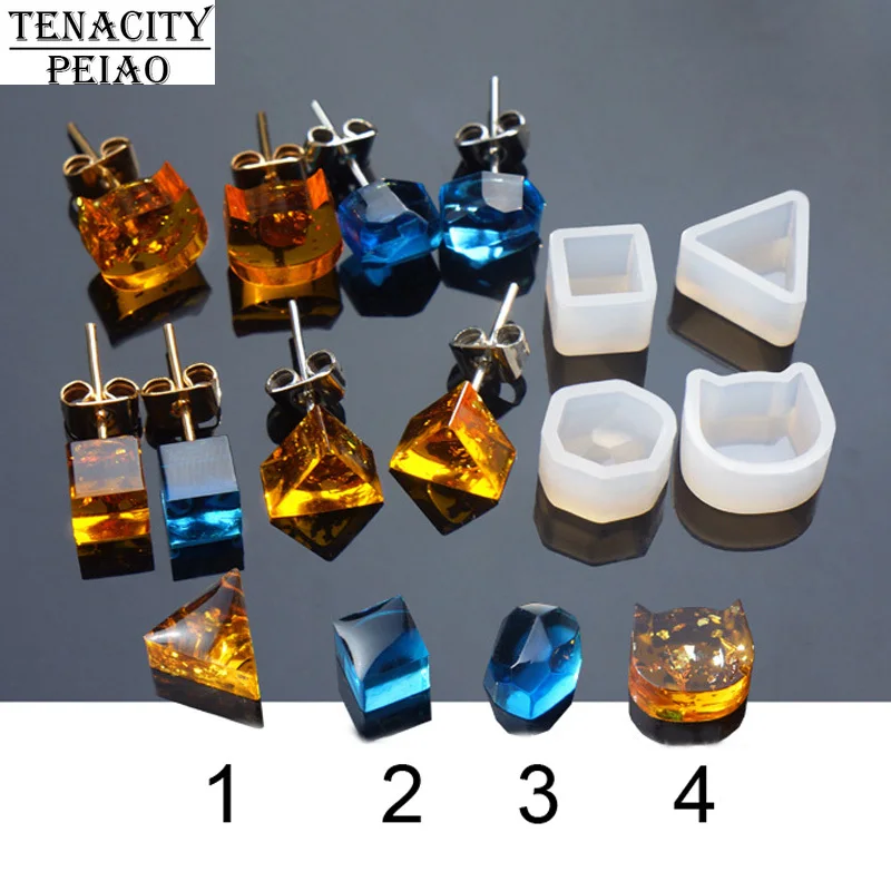 

Liquid Silicone Mold for DIY Resin Jewelry Silicone Molds Earrings Mold Uv Resin Epoxy Molds for Jewelry Making Tools