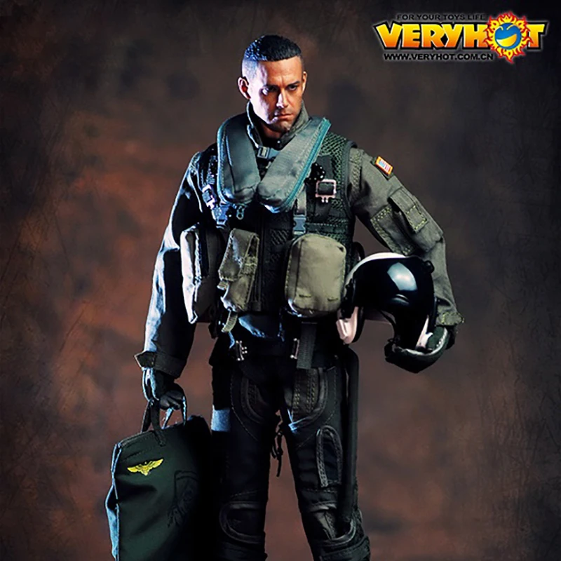 HOT FIGURE TOYS VERYHOT 1/6 VH1049 101st US Navy Fighting combat squadron pilot Equipment suit Dark Sickle Hand/Relentless Reape