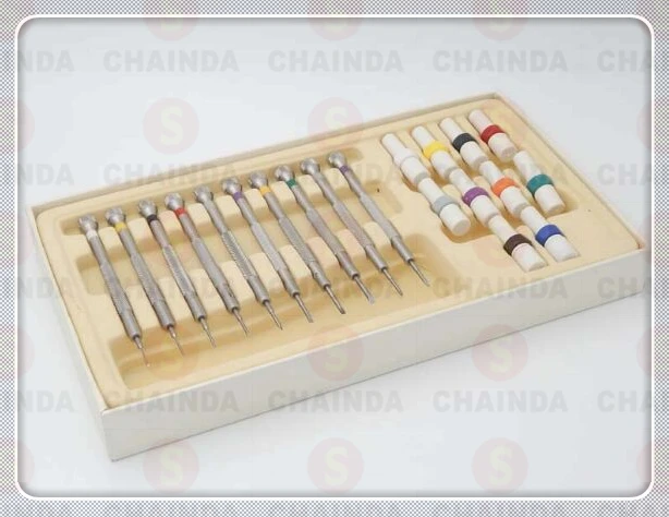 

New 10pcs High Quality Metal Watch Screwdriver Set with Spare Tips for Watch Repair