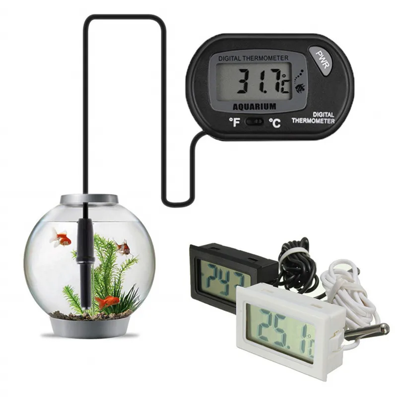 

LCD Digital Probe Sensor Aquarium Thermometer Water Temperature Tester Thermometer For Aquatic Fish Tank Refrigerator Soil