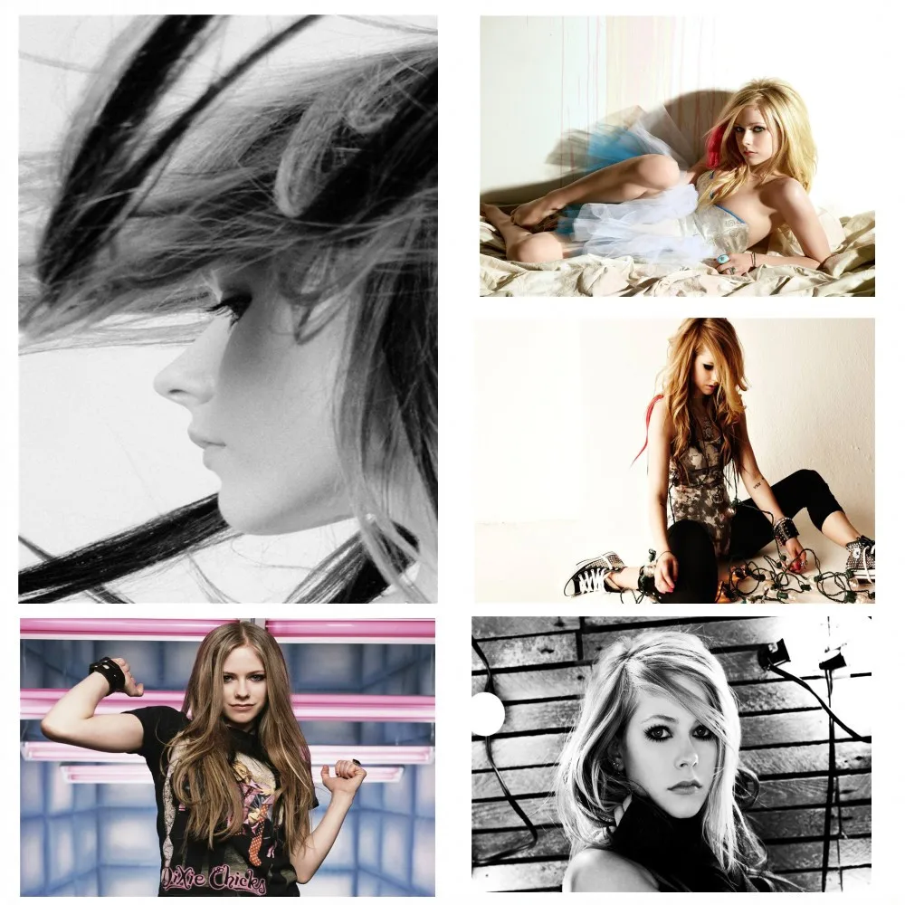 

Avril Lavigne beauty photo poster WHITE Coated paper poster Decorative paintings buy 3 get 4