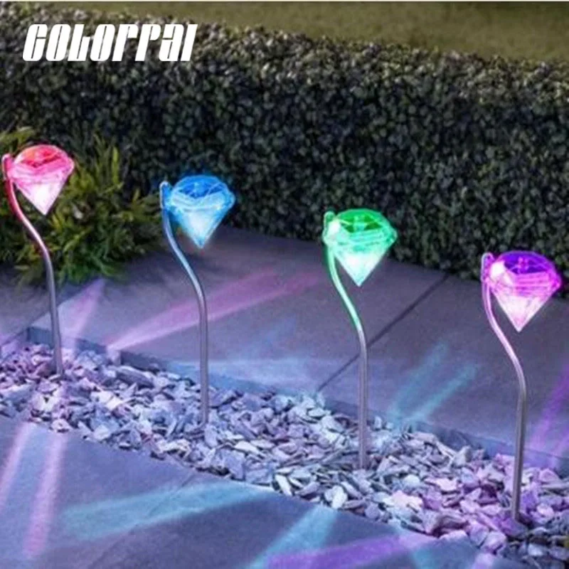 

Super 4Pcs Outdoor Stainless Steel LED Solar Light Landscape Path LED Solar Light Outdoor Yard Lamp Led Solar Lamp Garden Light