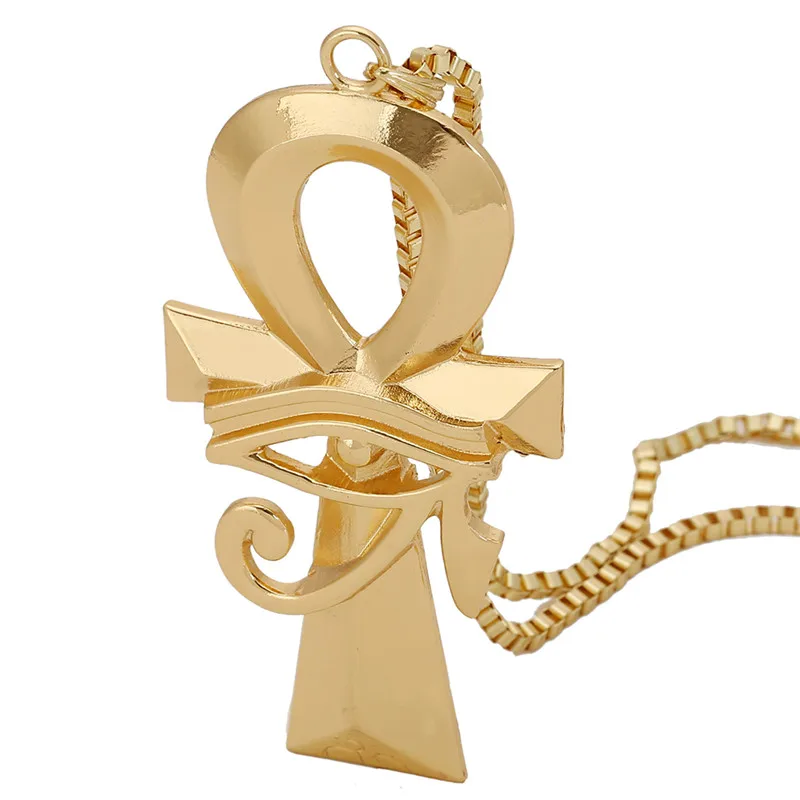 Африканский подарок, золотой цвет, египетская Королева Нефертити, ИГИЛ, Хорус, ожерелья с подвесками для женщин и мужчин, ювелирные изделия,, ювелирные изделия в стиле хип-хоп