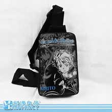 Anime espada arte Online mensajero del bolso de hombro Cosplay lienzo adolescente de dibujos animados hombres y mujeres solo bolso de hombro