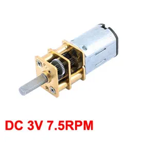 

UXCELL Hot Sale 1 Pcs DC 3V 7.5RPM 1:1000 Speed Ratio DC Gear Box Motor 12FN20 for Electric Toothbrush