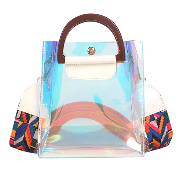 ПВХ лазерная сумка модная новая многофункциональная цветная сумка почтальон сумка на плечо Sra bolsas роскошные сумки