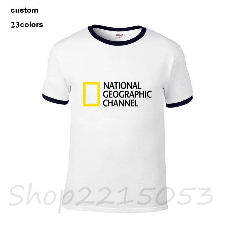 2018 Newest Fashion Funny NATIONAL GEOGRAPHIC CHANNEL uniform game movie tv Cotton T Shirts for men clothing male tshirt t-shirt