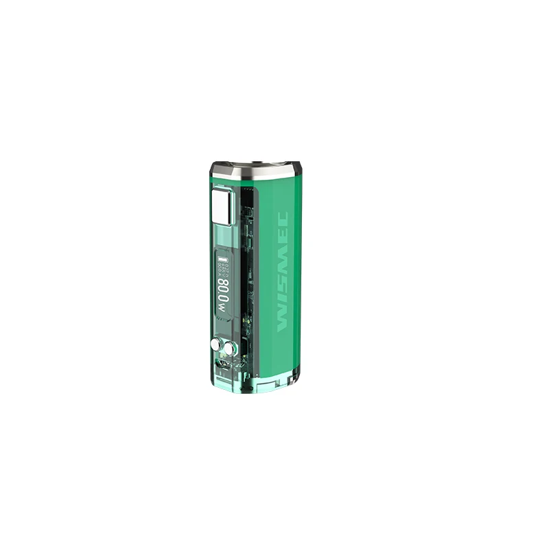 Оригинальный Wismec извилистые V80 мод коробка 80 Вт V8 поддержка Amor NSE танк RDA RBA RTA вейп