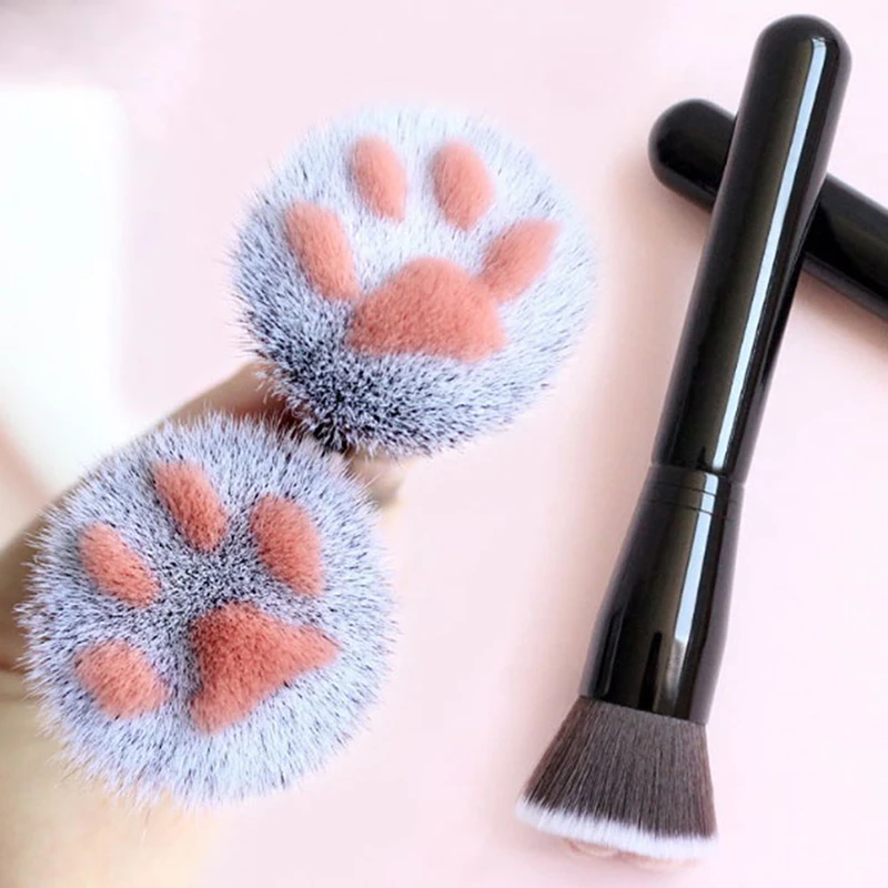 Кошачий коготь кисти для макияжа разных форм кисть пудры Kawaii основа из