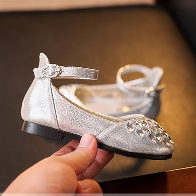 NEW Flower Girls Dress Shoes Kids Teens Patent Mary-Jane Wedding Formal in White