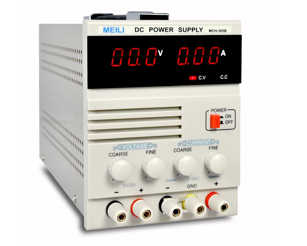 MCH-305B DC Power Supply Digital adjustable power supply Laboratory power supply AC220V Toroidal transformer MCH305B