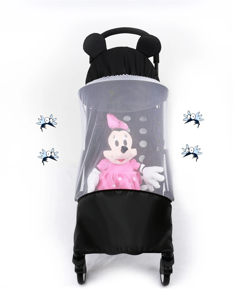 

Newbealer Baby Stroller Pushchair Mosquito Insect Shield Net Safe Infants Protection Mesh Stroller Accessories Mosquito Net