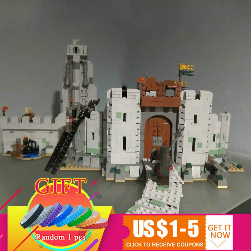 16013 1368Pcs The Lord of the Rings Series The Battle Of Helm' Deep set Compatible with 9474 Model Building Blocks toys 16013 1368Pcs The Lord of the Rings Series The Battle Of Helm' Deep set Compatible with 9474 Model Building Blocks toys