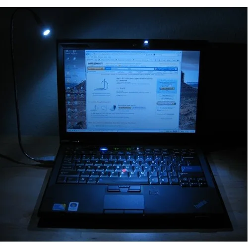 

CAA-New Practical Beautiful Mini 1 LED USB Light Lamp Flexible Travel for PC Notebook
