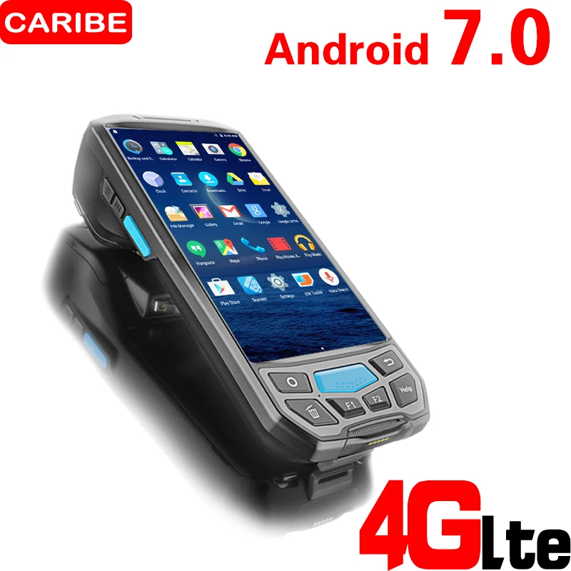 CARIBE 1D 2D الليزر الباركود ماسح ضوئي أندرويد PDA الصناعية عرة جامع البيانات المحمولة اللاسلكية 4G المحمول CARIBE 1D 2D الليزر الباركود ماسح ضوئي أندرويد PDA الصناعية عرة جامع البيانات المحمولة اللاسلكية 4G المحمول