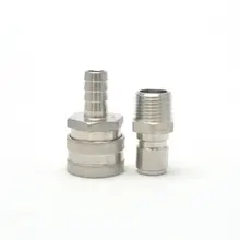 Набор для быстрого отключения из нержавеющей стали, фитинг для домашнего пивоварения, 1/" NPT, оптом и в розницу пиво, быстрое отсоединение для домашнего пивоварения