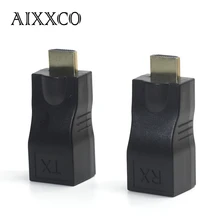AIXXCO HDMI Удлинитель Передатчик TX/RX HDMI V1.4 HD 1080 P до 30 М Над CAT6 RJ45 Ethernet Кабель для ТВ Проектор DVD