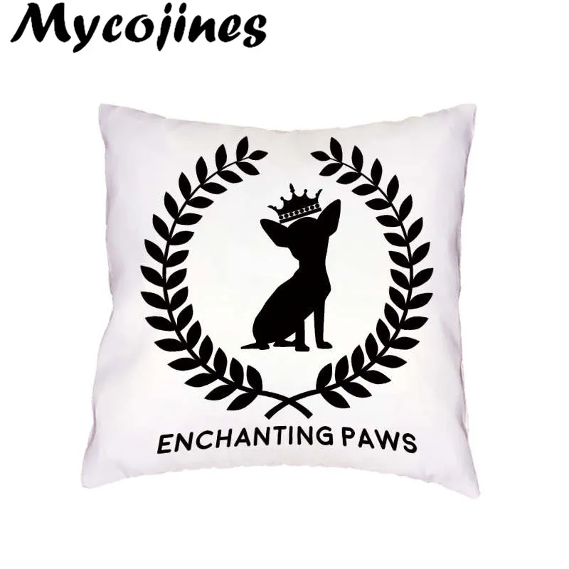 Стильная цветная белая наволочка для подушки с изображением собаки корги, бульдога, для дома, офиса, дивана, украшения из полиэстера, персиковая кожа, наволочки