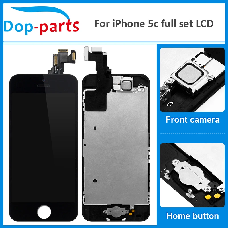 50Pcs Wholesale Full Set LCD For iPhone 5C LCD Display