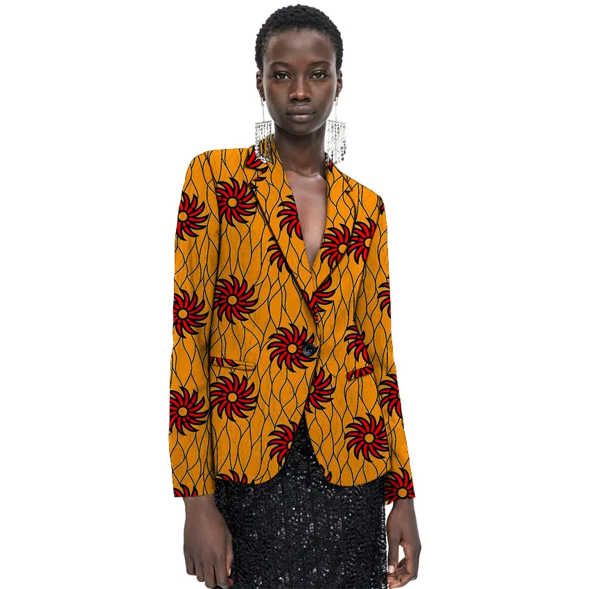 Африканский принт для женщин Пиджаки для street styled костюм куртка на заказ дамы женская свадебная одежда формальный наряд