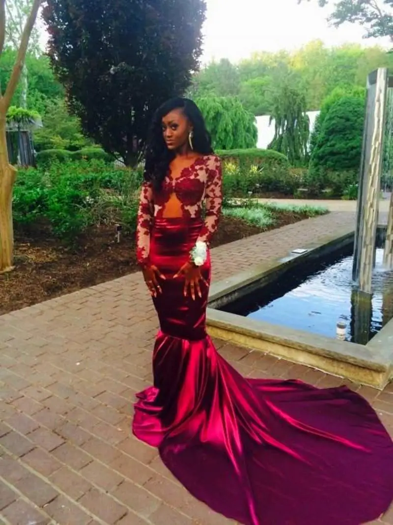 long tail prom dresses