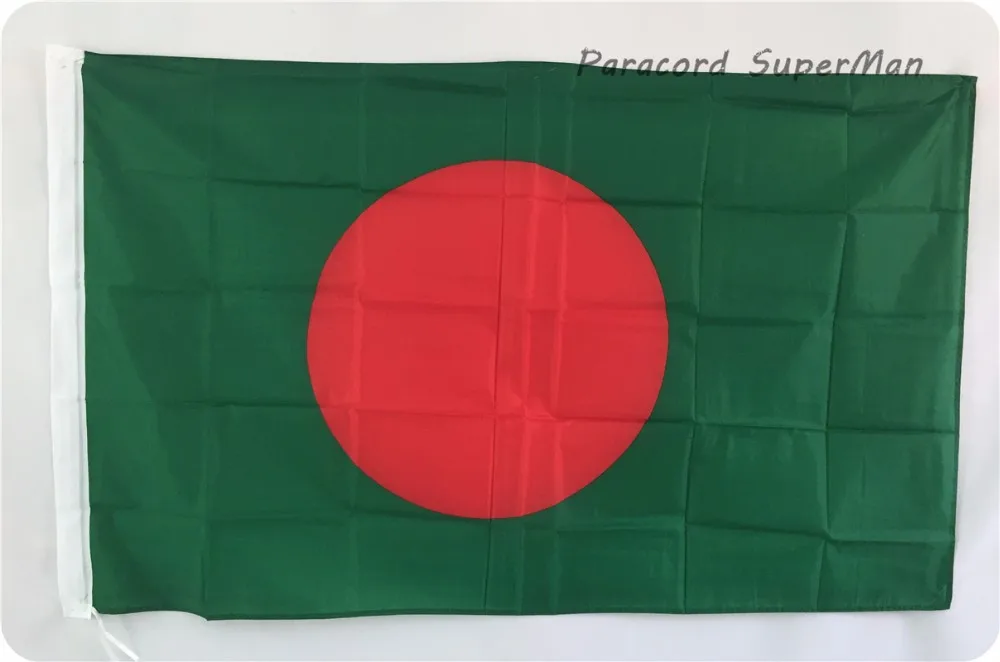 Флаг бенгальского флага баннер 3ft x 5ft висячий полиэстеровый флаг Bangladesh 150x90 см для празднования Кубка мира/активности/дома