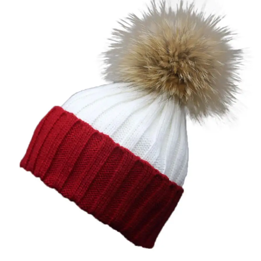 

New Top Fashion Women Winter Crochet Hat Wool Knit Hemming Warm Cap accessory for the winter Hats Vicky