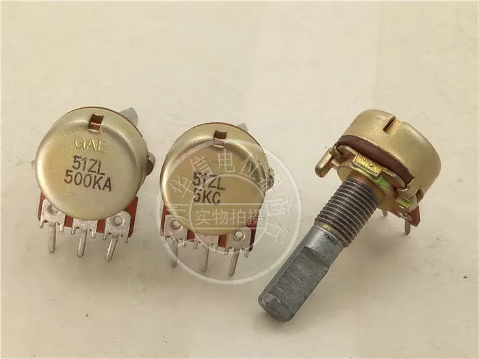

Original new 100% 148 Type single potentiometer C5K A500K stepping 41 points long 25MMF 51ZL 500KA 5KC (SWITCH)